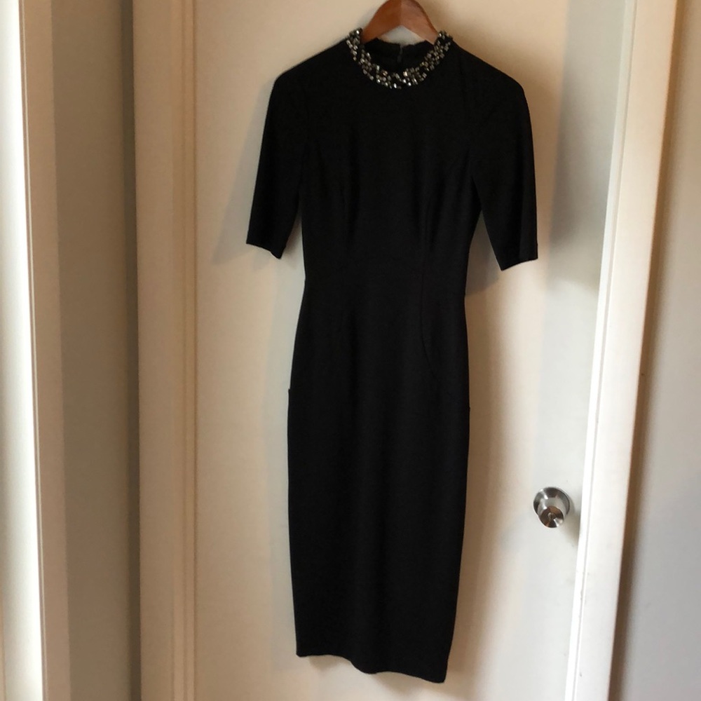 Gorgeous solid black Ted Baker dress.